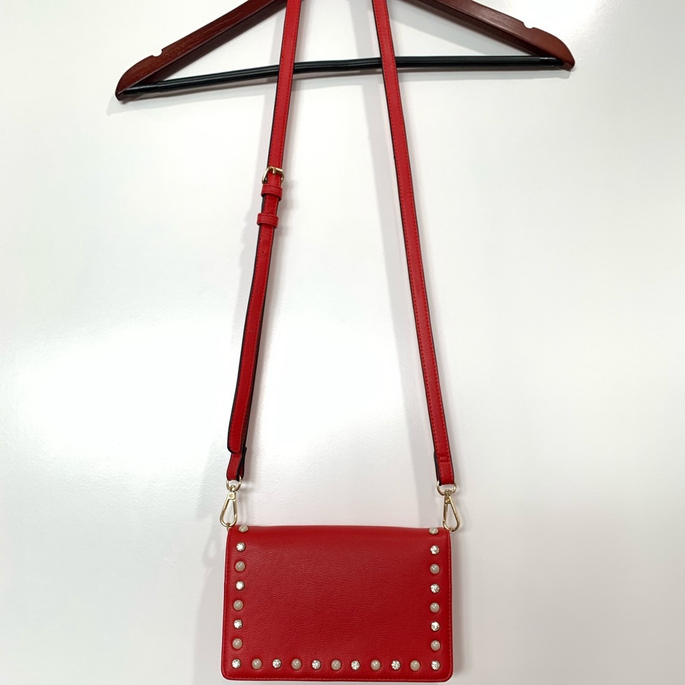 Red Studded purse